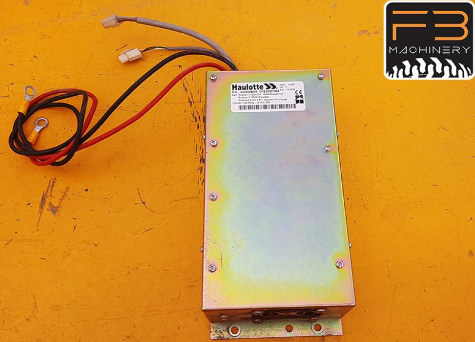 Akkumulátor töltő Haulotte  120 VAC 12A 60Hz 24  VDC 30A Használt / HA4000028000
